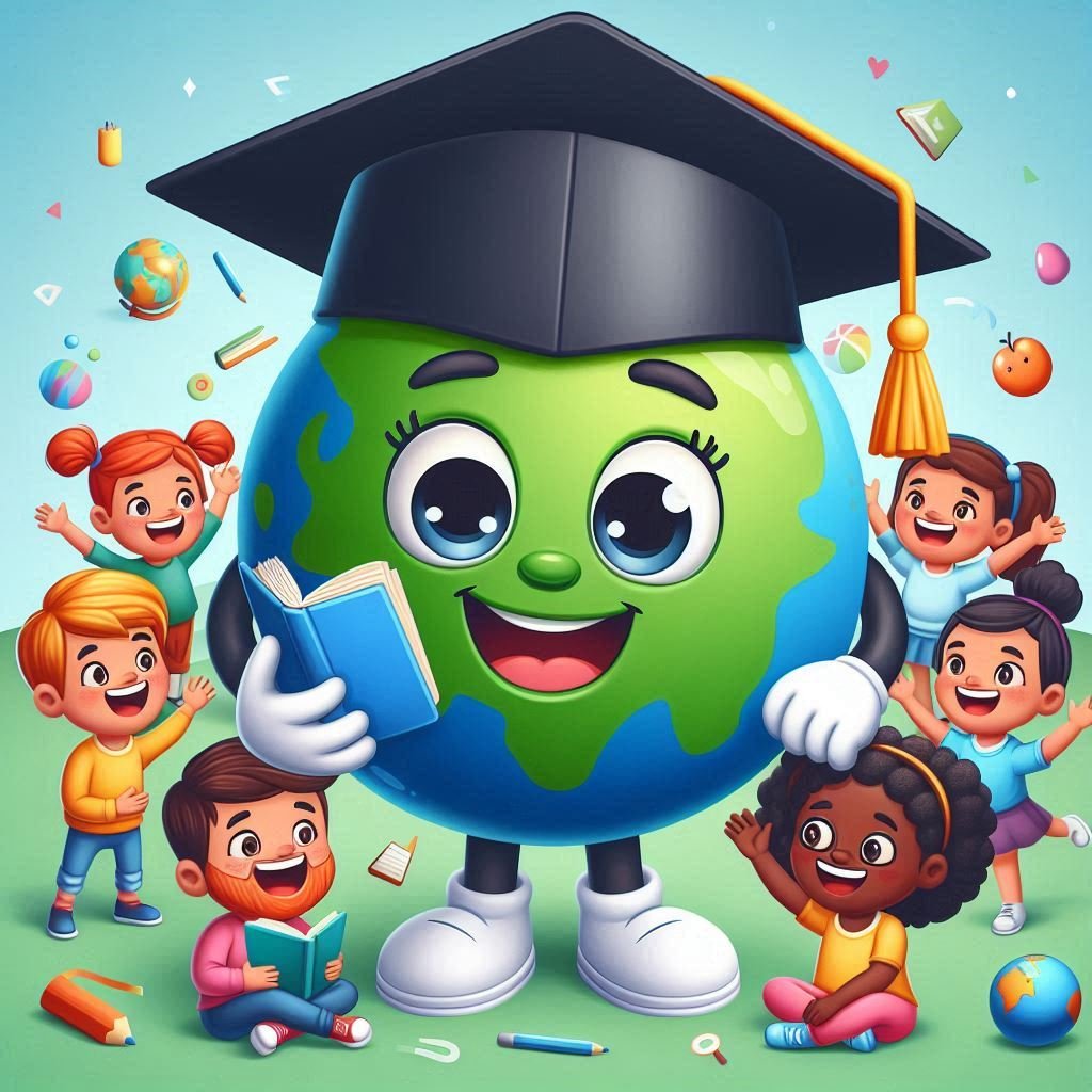 Globe Mascot
